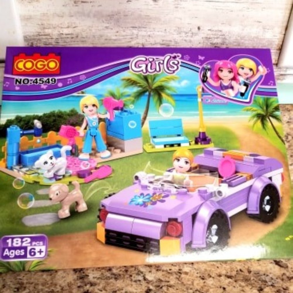 NIB! Pet Groomer or Vet Building Block Set 182 PCS